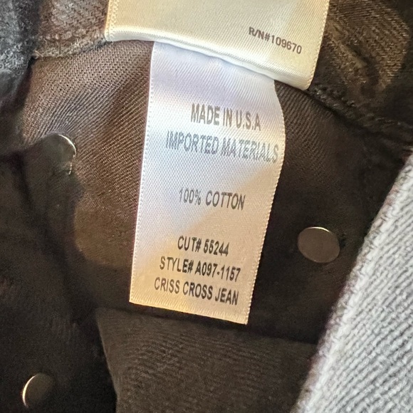 (SOLD) AGOLDE Criss Cross Upsized Denim Jeans - Picture 9 of 9